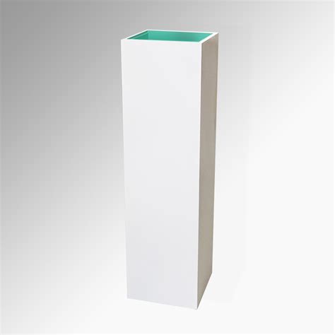 Modern Display Plinths White Monolith Stand 1m Buy Or London Hire