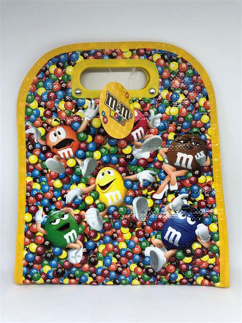 Mandms World Characters Lentils Insulated Tote Bag New With Tags