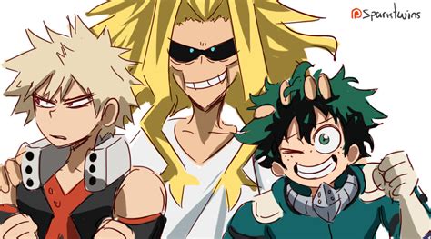 All Might Yagi Toshinori Bakugou Katsuki Midoriya Izuku Izuku