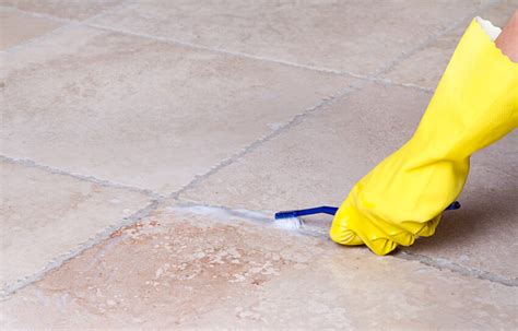 Cleaning Grout Between Tiles Kitchen Floor Flooring Tips