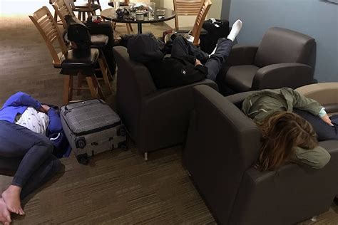 Dozens forced to sleep at Victoria airport as snow halts flights ...