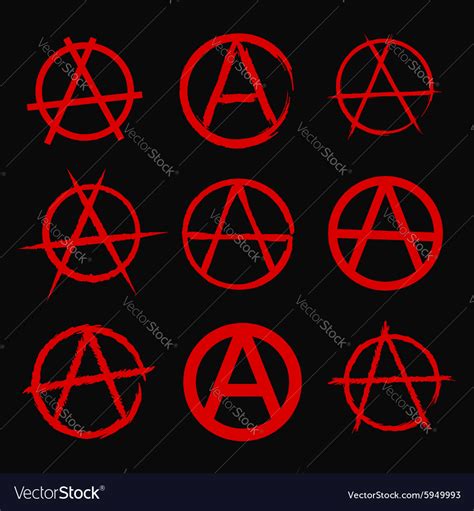 Anarchy symbol Royalty Free Vector Image - VectorStock