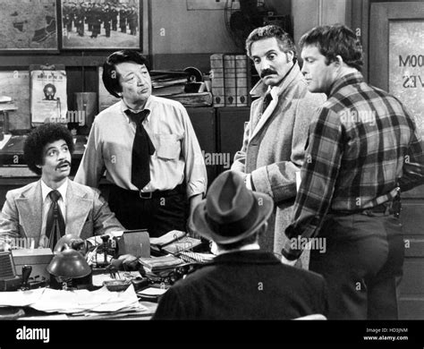 Barney Miller From Left Ron Glass Jack Soo Hal Linden Max Gail