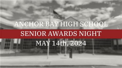 Anchor Bay High School Senior Awards Night 2024 Youtube