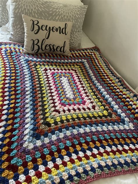 Free Crochet Pattern Granny Rectangle Crochet Afghan Artofit