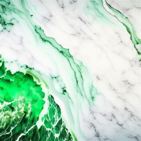 Premium Ai Image Green Marble Texture Background Natural Breccia