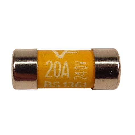 20a Consumer Unit Fuse Bs1361 20 Amp Cartridge Fuse