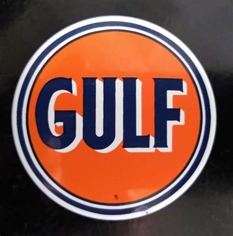 GULF Oil Company Logo - Etsy