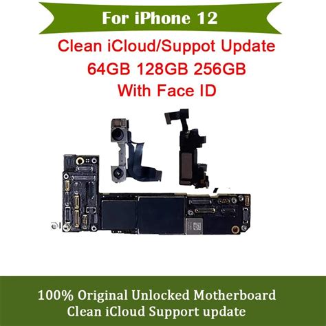 Motherboard For Apple Iphone Motherboard With Face Id Unlocked Logic