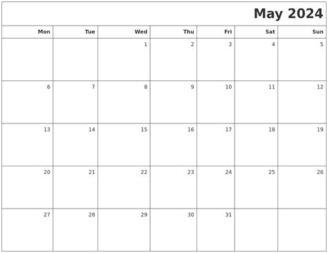 May Calendar Printable Canada Latest Ultimate Awesome Famous