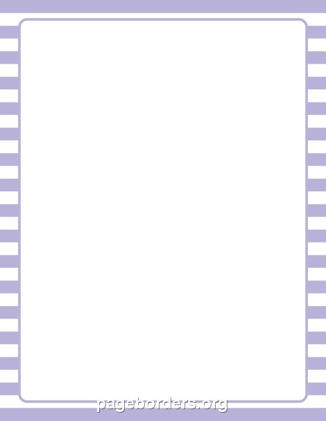 Purple and White Striped Border: Clip Art, Page Border, and Vector Graphics