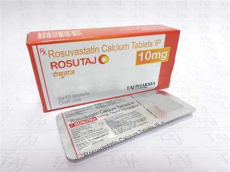 Taj Pharmaceuticals One Of The Leading Rosuvastatin Calcium Tablets