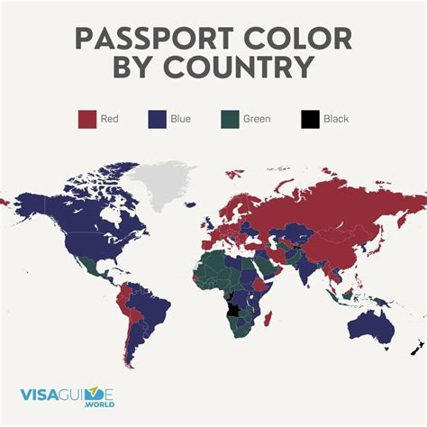 Passport colors by country : r/MapPorn