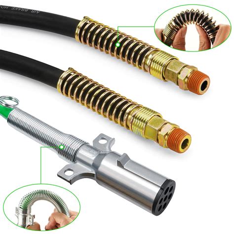 Snapklik 12Ft 3 In 1 ABS Air Power Line Hose Kit Wrap 7 Way