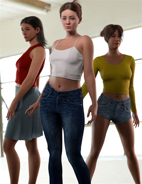 In Casual Wardrobe For Genesis Daz D