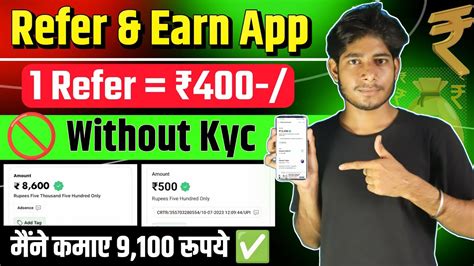 Refer Without Kyc Refer And Earn App Best Refer And