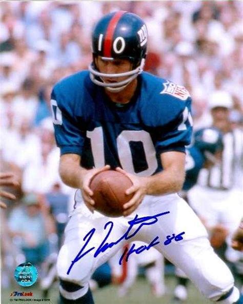 Fran Tarkenton autographed 8x10 Photo (New York Giants)