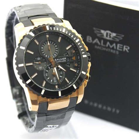 BALMER Original Watch BL7980GZ Jam Tangan Fashion Pria Tali Full