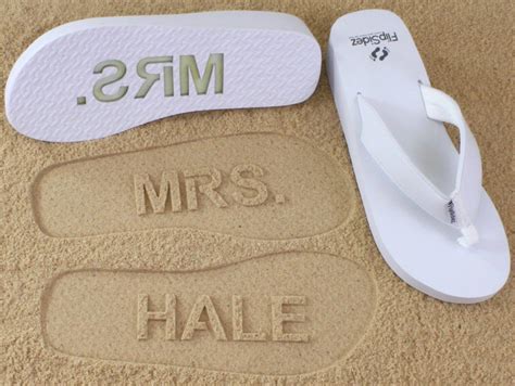 Bride Wedge Sandals Custom Beach Weddings Flip Flops With Etsy In