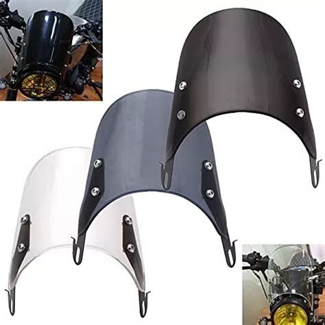 Parabrisas Universal Para Motocicleta Fairing 5 A 7 Pulgadas Meses