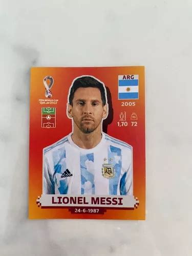 Figurita De Lionel Messi Mundial 2022 En Venta En Salto Buenos Aires