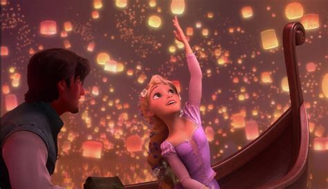 Disney Tangled Lanterns Wallpaper