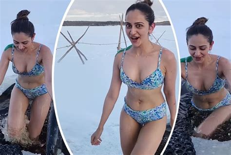 Rakul Preet Singh Raises Mercury In Hot Bikini As She Takes A Dip In