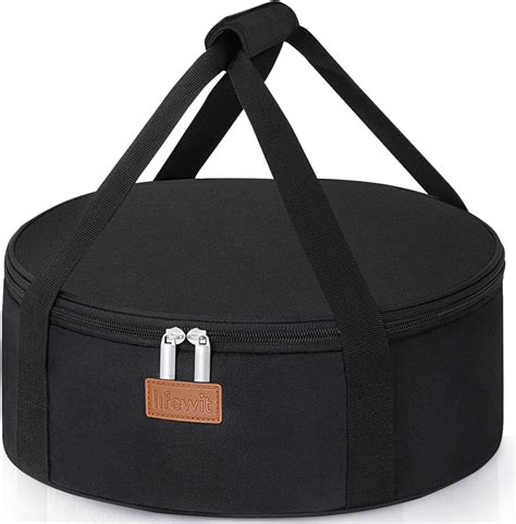 Amazon Lifewit Round Insulated Casserole Carrier For Hot And Cold Food Pie Carrier Bag