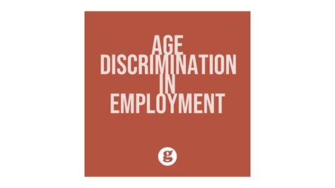 Age Discrimination In Employment Act Of 1967 YouTube