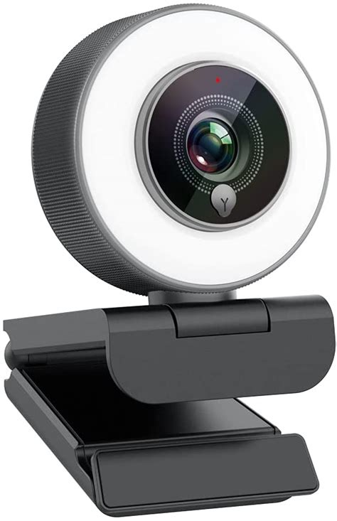 080P HD Webcam con Luz de Anillo, Micrófono, Mexico | Ubuy