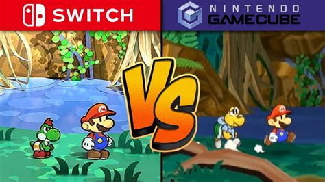 Paper Mario Ttyd Remake Graphics Comparison Switch Vs Gcn New