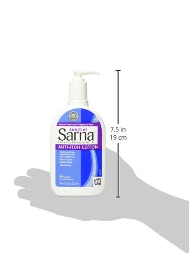 Sarna Sensitive Anti Itch Lotion 7 5 Ounce 222 Ml Bottle New Ebay