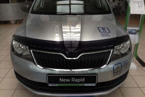 Дефлектор капота SIM — Skoda Rapid Spaceback, 1,6 л, 2014 года ...