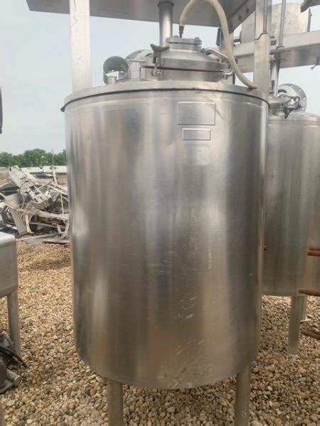 Gallon Stainless Steel Jacketed Mix Tank Fv Internal Psi Jacket