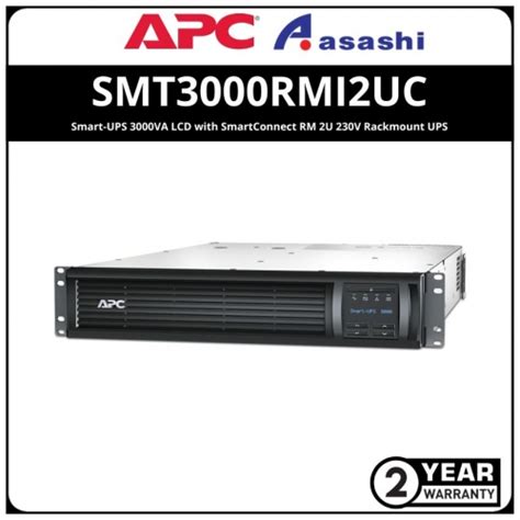 Apc Smt Rmi Uc Smart Ups Va Lcd With Smartconnect Rm U V