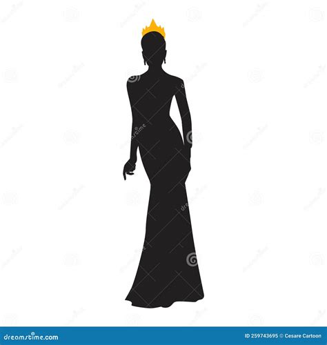 Queen Silhouette Stock Vector Illustration Of Queen 259743695