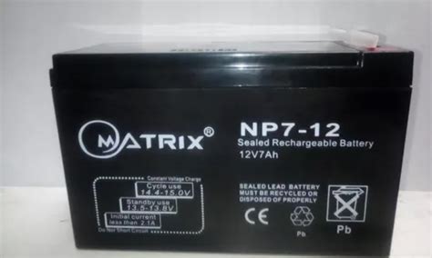 Bater A V Ah Matrix Ups Cercos El Ctricos Motos Etc Mercadolibre