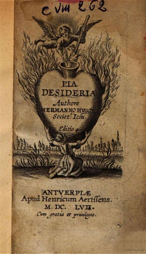 Pia Desideria Authore Hermanno Hugone Societ S Jesu 1657 Aertssens