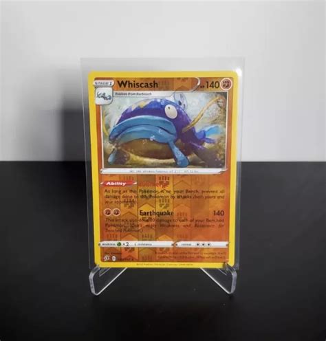 POKÉMON JCG WHISCASH Rebel Clash 100 192 Reverse Holo Rare Neuf M EUR 1