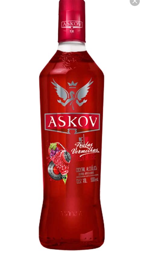 Vodka Askov Sabor Frutas Vermelhas Garrafa 900ml Artofit