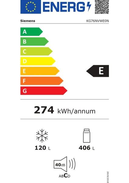 Siemens KG76NVWE0N 526 Lt No Frost Kombi Tipi Buzdolabı Fiyatı