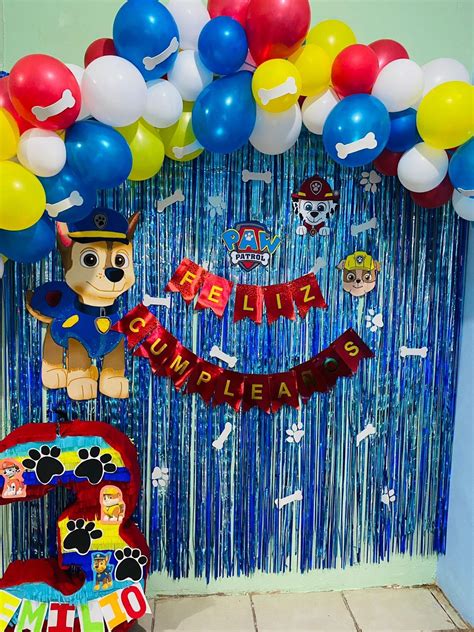 Decoración Paw Patrol Decoracion Fiesta Paw Patrol Fiesta Infantil