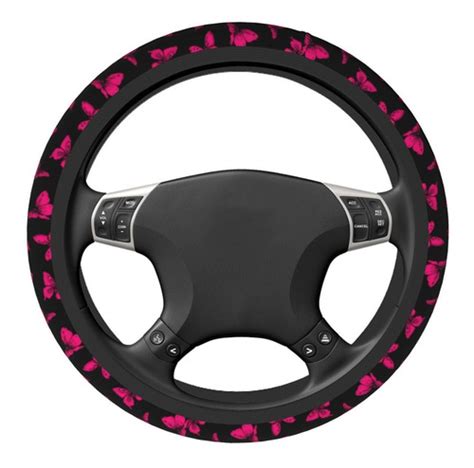 Fundas Para Volante De 38 Cm Diseño De Mariposa Trenza Uni Cuotas