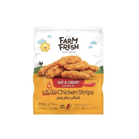 Farm Fresh Zing Chicken Strips Spicy 700g Choithrams UAE