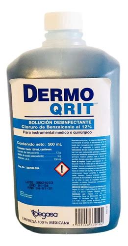 Dermo Qrit Benzal Al 12 500ml 3 Botes Meses Sin Intereses