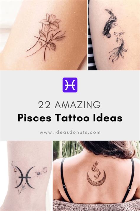 22 Amazing Pisces Tattoo Ideas | Pisces tattoos, Pices tattoo, Tattoos ...