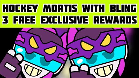 Hockey Mortis With Bling Free Exclusive Rewards Brawl Stars Youtube