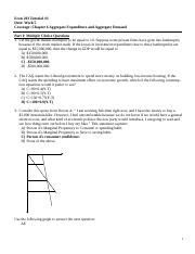 Tutorial Word Econ Tutorial Date Week Coverage Chapter