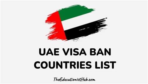 Uae Visa Ban List Of Countries You Need To Know The