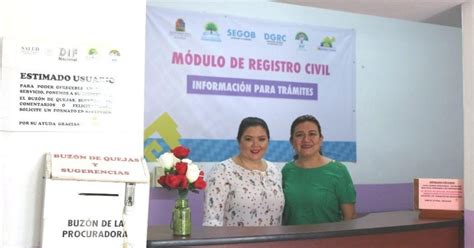 Dif Quintana Roo Facilita Tramites De Registro Civil Con Modulo La